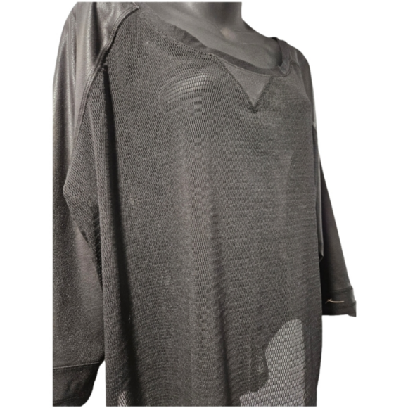 Gottex Activewear Women's Mesh Workout Top Sz L - Picture 2 of 5